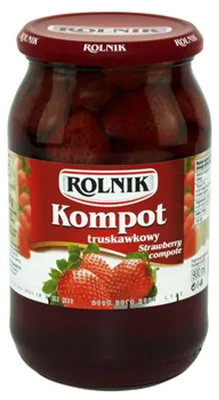 Zdjęcie produktu dla Kompot truskawkowy Rolnik 900 ml