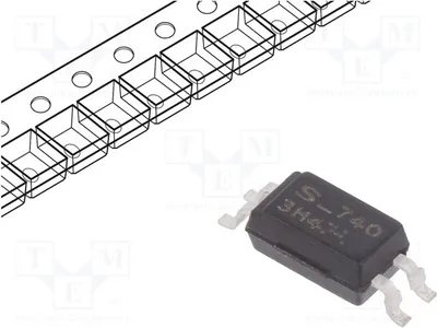 Produktbild von 2x Optokoppler SMD  Uce: 80V PC3H4J00001H Optokoppler - ausgang  Kanäle: 1
