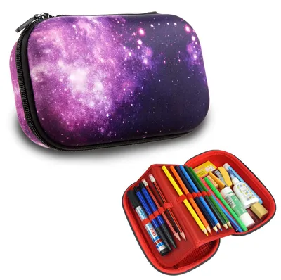 Produktbild von ZIPIT Colorz Federmäppchen für Mädchen, Großes Etui für Schule, Galaxie