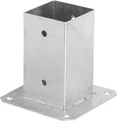 Immagine prodotto di Base per palo in acciaio da avvitare 100x100 mm
