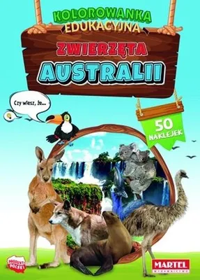Productafbeelding van Zwierzęta Australii. Kolorowanka z naklejkami dla dzieci