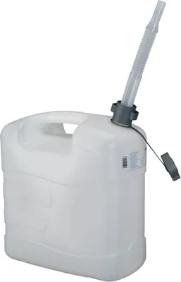 Image de Pressol Bidon d'eau-20 litres en polyéthylène | apte au contact alimentaire | pour eau potable et aliments liquides | tube d'écoulement flexible avec aération intégrée |