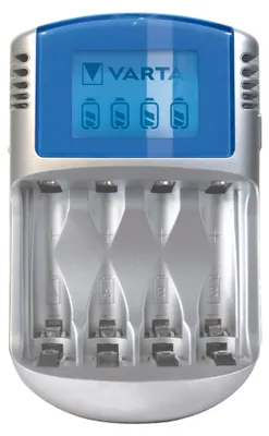 Produktbild von Varta Power Play LCD Charger + 4xAA Accu 2500mAh, 100-240 V, 50/60 Hz, 2500 mAh