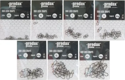 Produktbild von Predax Duo Lock Snap - 15 Snaps , Größe/Tragkraft:Gr. M / 30kg