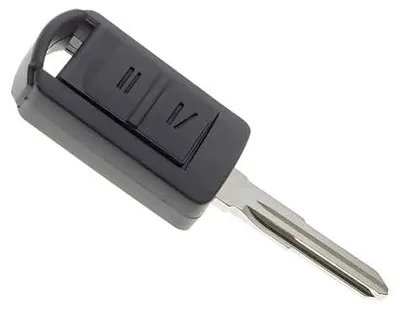 Zdjęcie produktu dla Obudowa klucza opel corsa combo meriva 2001 2004 czarna 2 przyciski