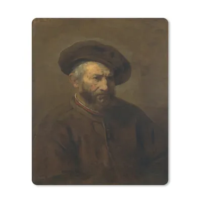 Produktbild von MuchoWow® Mauspad Mousepad Selbstbildnis - Rembrandt van Rijn 30x40 cm - Mousepads - Maus Mat - Pad - Mausunterlage - Mausmatten