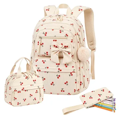 Image de Sac à dos Ademende avec boîte à lunch et trousse pour enfants