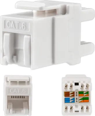 Immagine prodotto di S-Conn 08-10035 Connettore a filo RJ-45 bianco (08-10035)