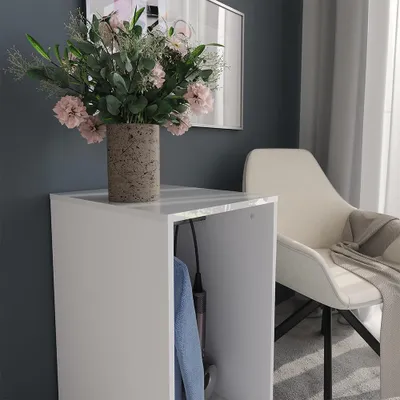 Obrázok produktu pre Komoda Vicco Sherry Biela/biela s vysokým leskom 40.2 x 76 cm, Model 57713
