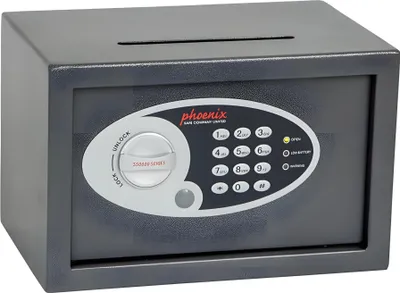 Produktbild von Phoenix Safe Co. Vela SS0801ED, Graphit, Schlüssel, 10 l, Stahl, 310 mm, 200 mm