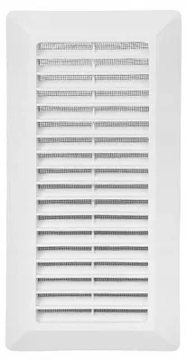 Produktbild von Prolex Lüftungsgitter 041 14x28cm Weiß PVC mit Gitter