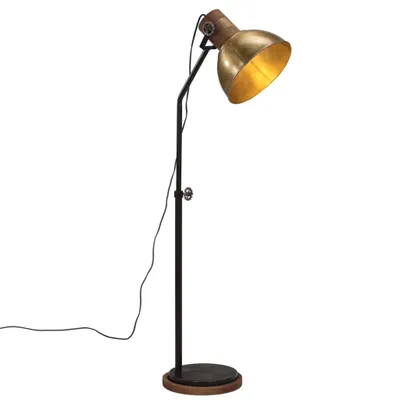 Productafbeelding van Vloerlamp 25 W E27 30x30x100-150 cm antiek messingkleurig