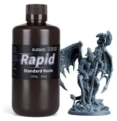 Produktbild von ELEGOO Rapid Standard Resin 1KG, Grau