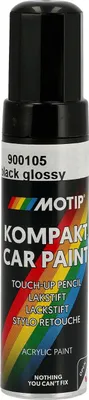 Produktbild von Motip Lackstift AC 0-0550 Schwarz, ähnlich RAL 9005 tiefschwarz, glänzend - 12ml