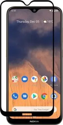 Produktbild von cofi1453® 5D Schutz Glas kompatibel mit NOKIA 2.3 Curved Panzer Folie Vollständig Klebend und Abdeckung