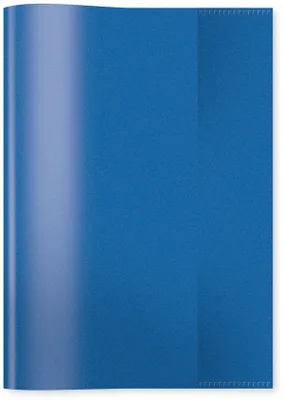 Produktbild von Heftschoner A4 PP transparent/blau Packung mit 25 Stück