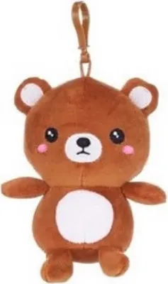 Produktbild von KAWAII Kuties Plüsch Kuscheltier Plüsch Plüschfigur Teddybär Stofftier für Kinder Bagclip 12 cm Teddy Anime Kawaii Plush Stofftier Cute Plushie Halloween Geschenke