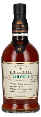 Image de Foursquare 19 Years Old Exceptional Cask SELECTION MARK XXXI EPILOGUE 2026 57% Vol. 0,7l