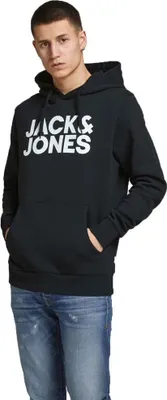 Produktbild von Jack & Jones 12191761, Erwachsener, Schwarz, XS, Baumwolle, Polyester, Nicht bleichen, Nicht chemisch reinigen