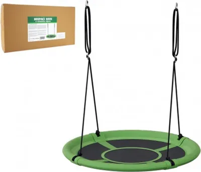 Produktbild von Schaukelring grün 100 cm Stofffüllung