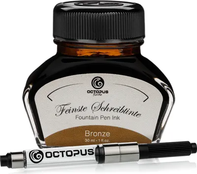 Produktbild von Schreibtinte Bronze 30 ml mit Konverter