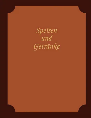 Produktbild von Adina Speisekarte Menümappe A4 dunkelbraun / bordeaux