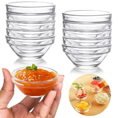 Mini-Glasschalen 10er Set, 75 ml, Ø 7,5 cm, für Dips & Gewürze