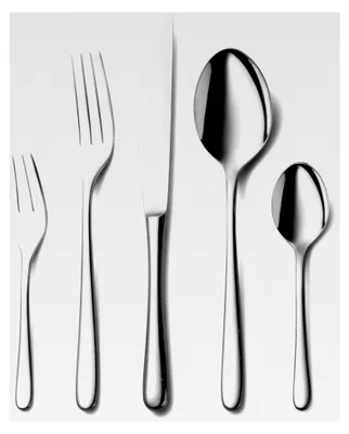 Produktbild von Besteckset 18/10 Edelstahl, 30-teilig für 6 Personen, glänzend, spülmaschinenfest