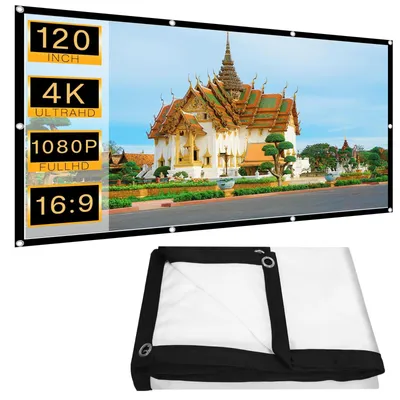 Image de Écran de projection de 120 pouces, pour intérieur et extérieur