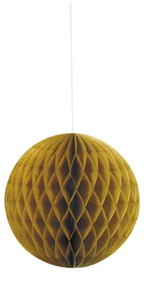 Produktbild von Goldene Wabenball-Dekoration 20 cm - Einheitsgröße