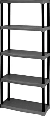 Image de ArtPlast Étagère de stockage - 70 X 30 X 175.5 cm - Noir