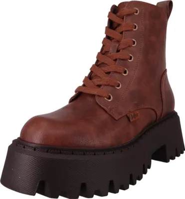 Produktbild von Buffalo Damen Elegante Stiefelette Aspen Lace Up Mid 1622595 Braun
