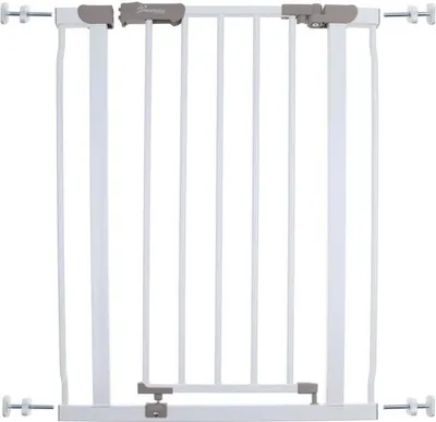 Produktbild von Sicherheitstürgitter , DREAMBABY AVA, Druckmontage, 61-67 x 76 cm, Doppelverriegelung, Weiß
