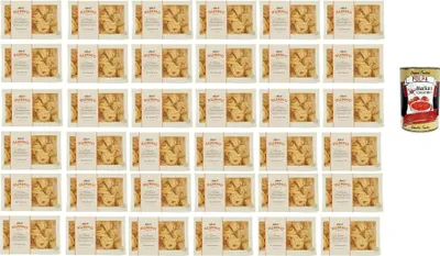 Produktbild von Rummo Fettuccine N° 89 Pasta Lenta Lavorazione Teigwaren aus Hartweizengrieß Bronze-Zeichnung 24x 500g + Italian Gourmet polpa 400g