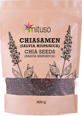 Produktbild von mituso Chia Samen 800g Beutel | naturbelassen