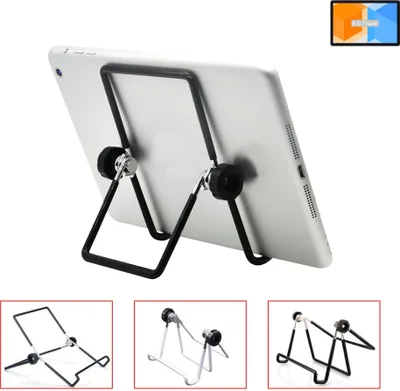 Produktbild von K-S-Trade Tablet-Ständer Tablet-Halterung Tablet-Aufsteller kompatibel mit Alldocube Smile X faltbarer Tischständer Tablet Halterung