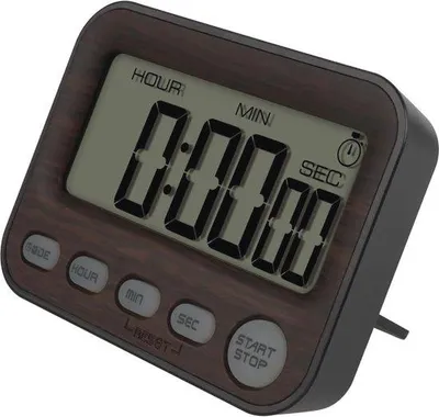 Image de Minuteur de cuisine numérique avec grand écran LED - Chronomètre magnétique pour la cuisine, les études et l'entraînement