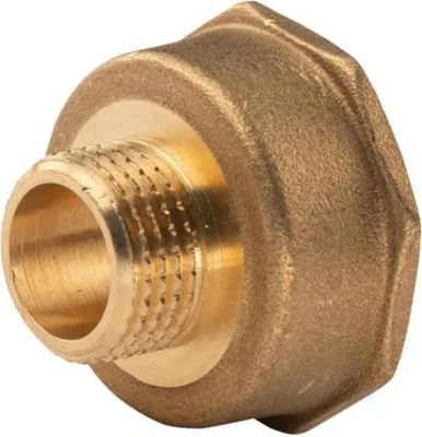 Produktbild von Messing Gewinde-Fitting Reduzierstück 1'IG (DN 25) - 1/2'AG (DN 15) - schwere Ausführung