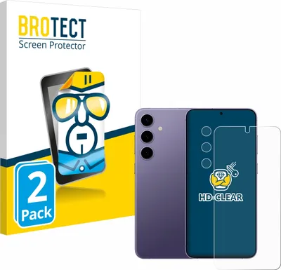 Produktbild von 2x Für Samsung Galaxy S24 (Display+Kamera) Schutzfolie BROTECT Displayschutz Display Schutz Folie Klar Transparent