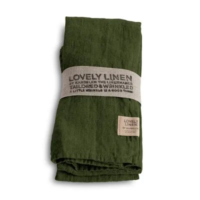 Produktbild von Lovely Linen Linen Lovely Serviette Leinen green (1 Stück)