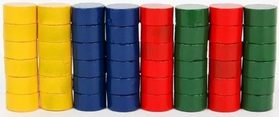 Image de Aimants 10 mm 48 pièces en couleur