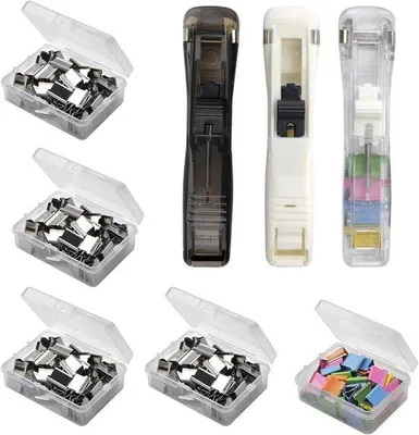 Immagine prodotto di Dispenser per fascette, 3 pezzi, acciaio inossidabile, portatile, 250 fascette