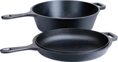 Produktbild von Pfannenset 2-teilig Gusseisen, Ø 27 cm