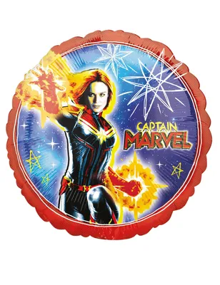 Productafbeelding van AMSCAN - Aluminium Captain Marvel ballon 43 cm