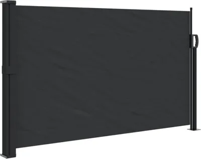 Image de vidaXL Store latéral extensible noir 120x500 cm