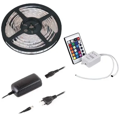 Produktbild von Design Light RGB LED-Streifen Set 6W/m 12V DC mit IR-Steuerung