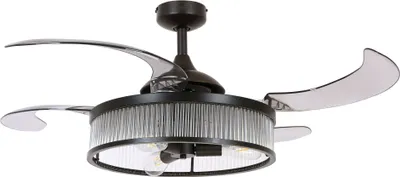Obrázek produktu pro Stropní ventilátor Fanaway Corbelle černý 122 cm s osvětlením a dálkovým ovládáním