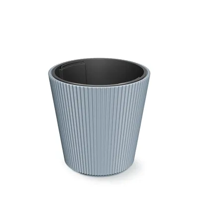 Produktbild von Blumentopf Milly aus Kunststoff, Ø 349 mm, H 355 mm, 23 L, mit Einsatz & Griffen, Frost- & UV-beständig