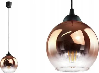 Image de FKL DESIGN Home Deco Plafonnier Suspension Boule Noir Gris Blanc