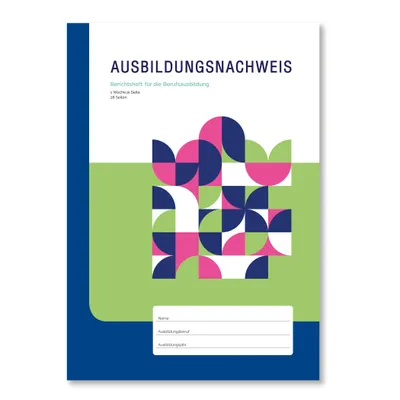 Produktbild von Berichtsheft Ausbildung, Ausbildungsnachweis DIN A4 Heft, 28 Seiten